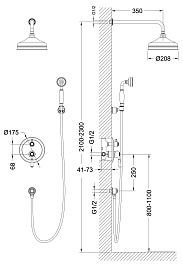 Timo Душевая система Arisa SX-5319/00SM хром – фотография-2